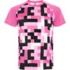 T-Shirt Tecnica Raglan Unisex - Silk Pink