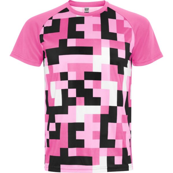 T-Shirt Tecnica Raglan Unisex - Silk Pink
