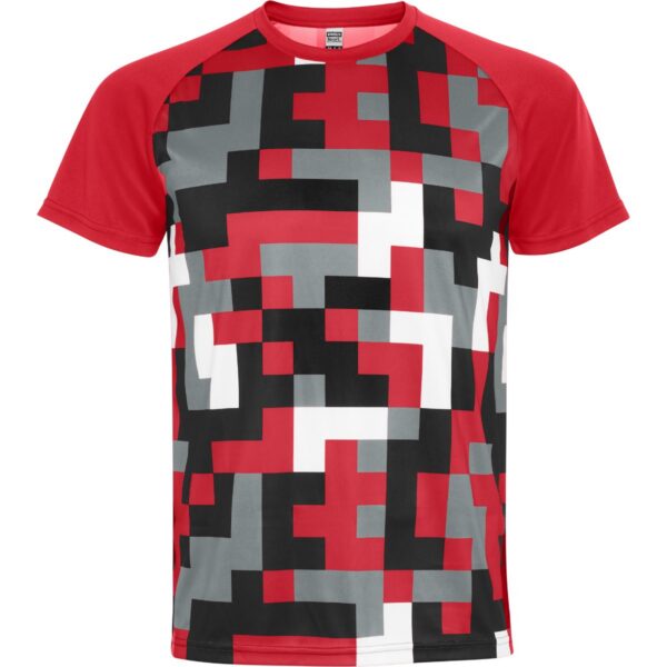 T-Shirt Tecnica Raglan Unisex - Rosso