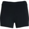Short in maglia semplice - Nero
