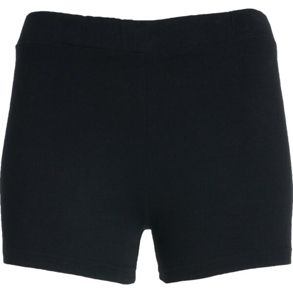 Short in maglia semplice - Nero