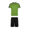 Set sportivo con T-shirt a maniche corte - Verde Felce/Nero
