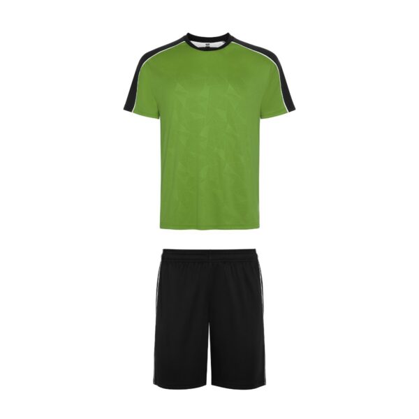 Set sportivo con T-shirt a maniche corte - Verde Felce/Nero