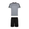 Set sportivo con T-shirt a maniche corte - Grey/Black