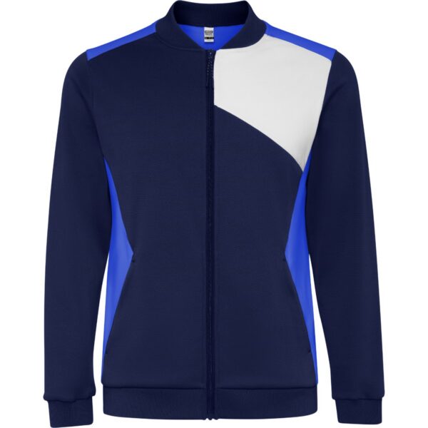 Giacca Sportiva con Zip - Blu Reale/Blu Marino