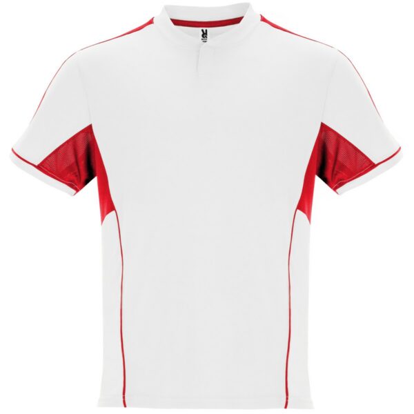 Completo sportivo unisex con combinazione di tre - Bianco/Rosso