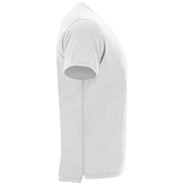 T-Shirt Effetto Mélange - Bianco dettaglio 3