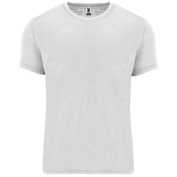 T-Shirt Effetto Mélange - Bianco