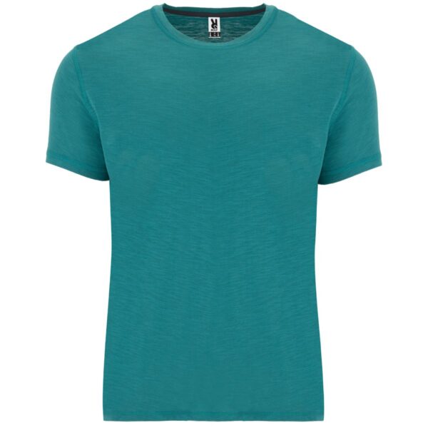 T-Shirt Effetto Mélange - Verde Marea