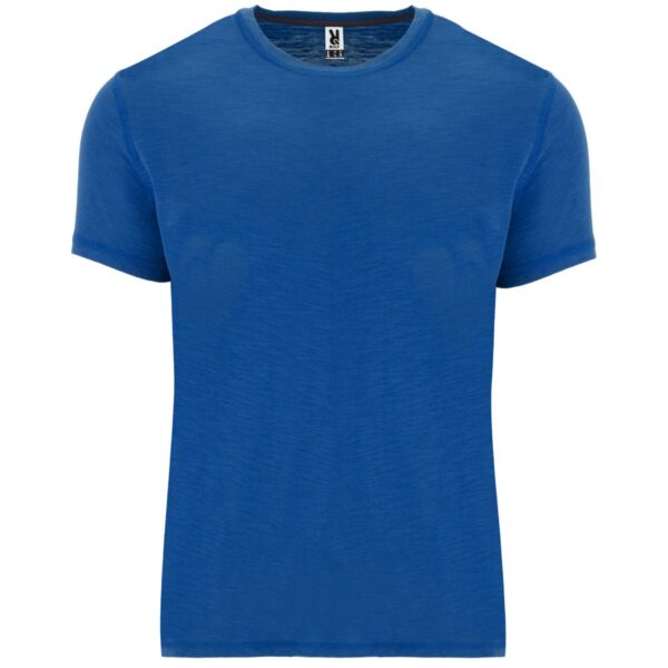T-Shirt Effetto Mélange - Royal