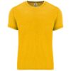 T-Shirt Effetto Mélange - Senape