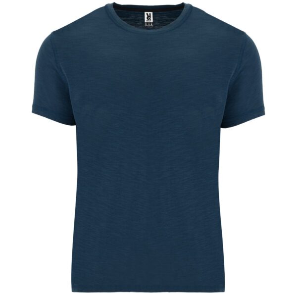 T-Shirt Effetto Mélange - Blu Navy