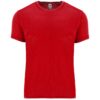 T-Shirt Effetto Mélange - Rosso