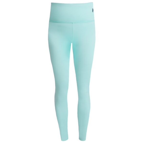 Leggings sportivi alla caviglia con ampia fascia - Verde Menta