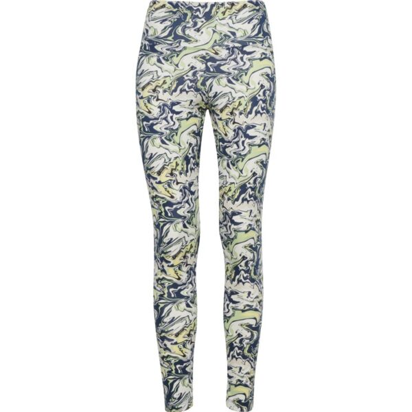 Leggings da donna a lunghezza intera stampati - Blu Navy Fusion
