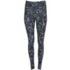 Leggings da donna a lunghezza intera stampati - Stampa Nero