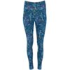 Leggings da donna a lunghezza intera stampati - Stampa Azzurro Luce Di Luna