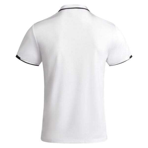 Polo Tecnica Bicolore - Bianco/Nero vista 1