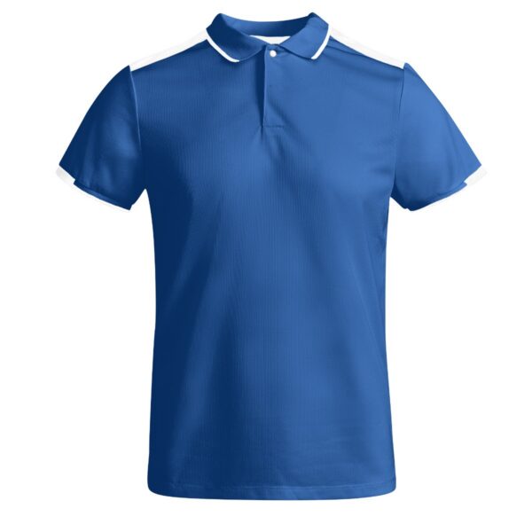 Polo Tecnica Bicolore - Royal/Bianco
