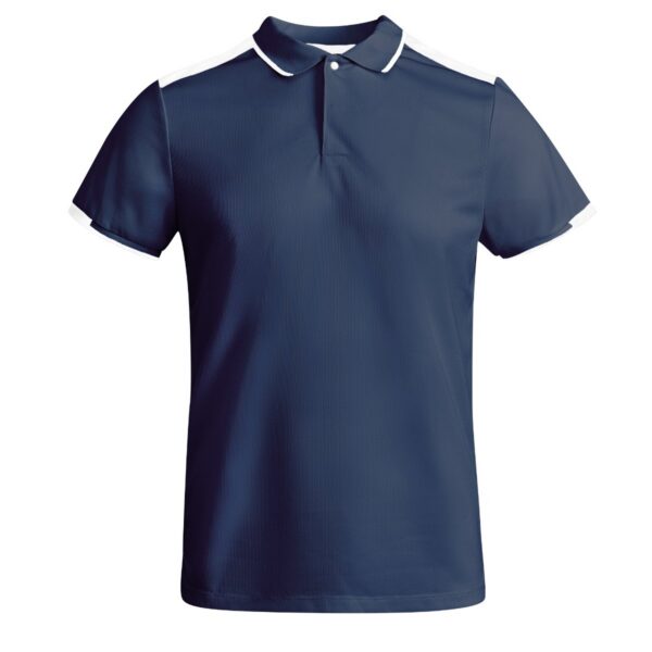Polo Tecnica Bicolore - Blu Navy/Bianco