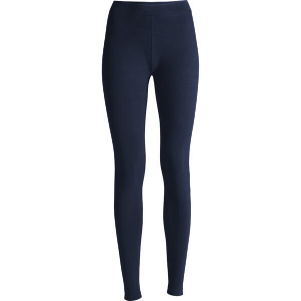 Leggings lungo basic da donna in jersey - Blu Navy