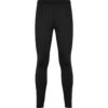 Leggings uomo da corsa traspiranti a lunghezza - Nero