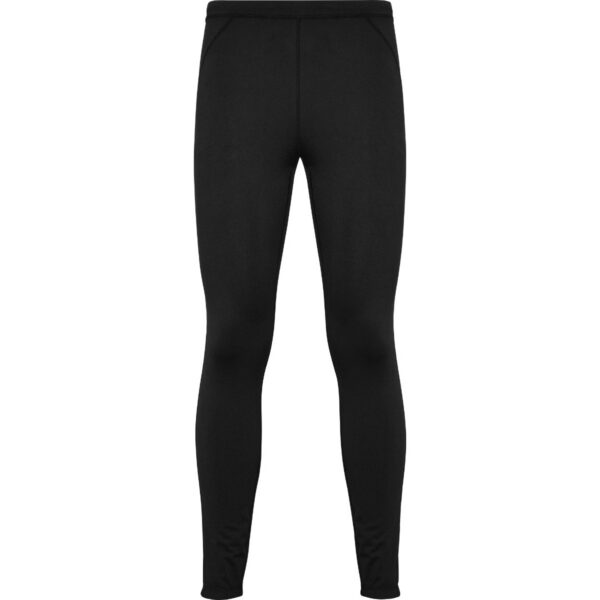 Leggings uomo da corsa traspiranti a lunghezza - Nero