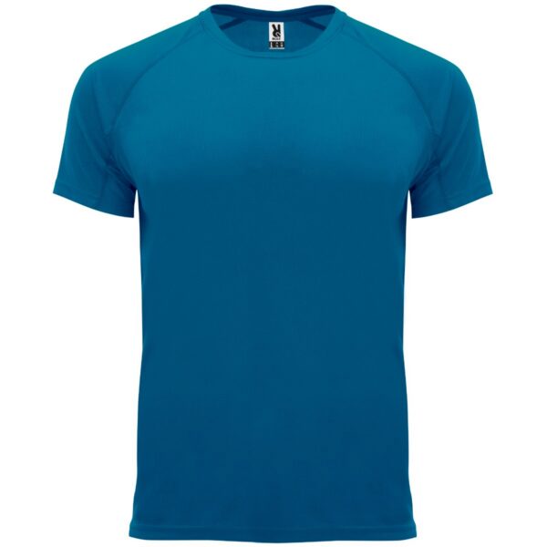 T-Shirt Tecnica Raglan - Blu Chiaro Di Luna