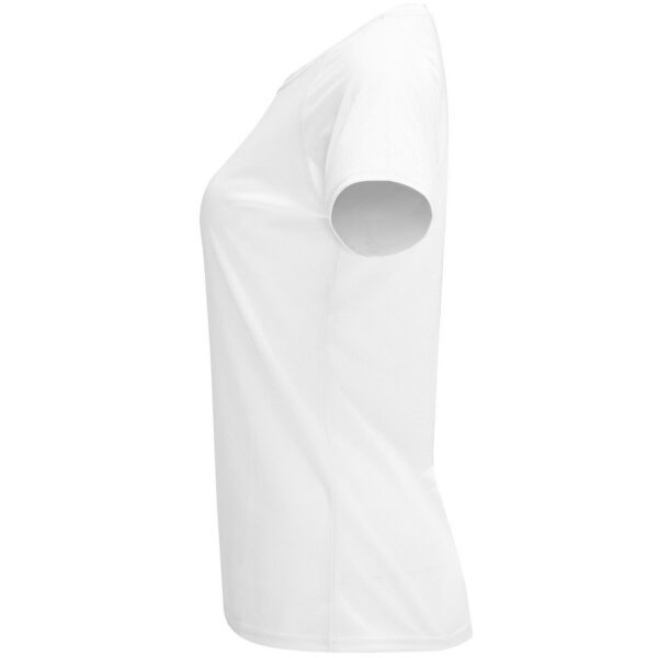 T-Shirt Tecnica Raglan Donna - Bianco dettaglio 2