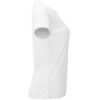 T-Shirt Tecnica Raglan Donna - Bianco dettaglio 3