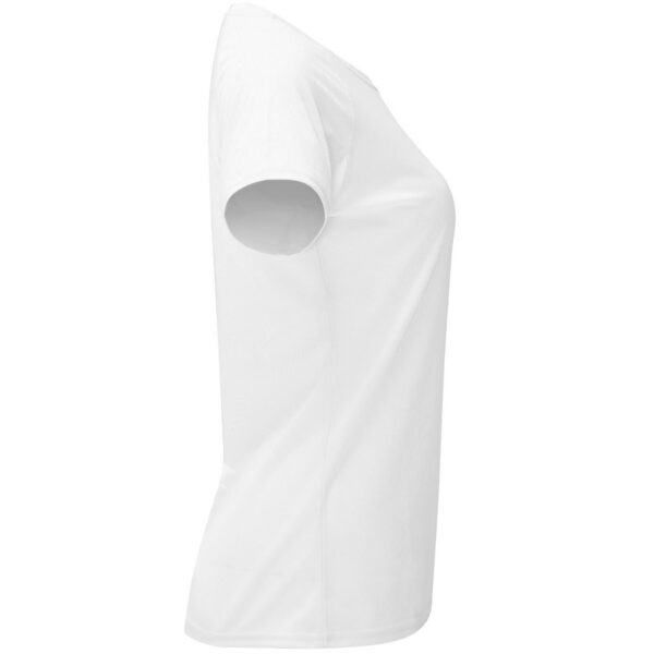 T-Shirt Tecnica Raglan Donna - Bianco dettaglio 3
