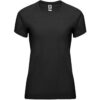 T-Shirt Tecnica Raglan Donna - Nero