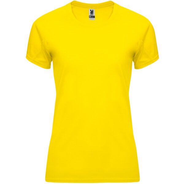 T-Shirt Tecnica Raglan Donna - Giallo