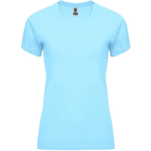 T-Shirt Tecnica Raglan Donna - Celeste