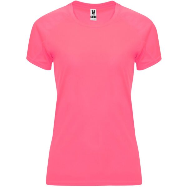 T-Shirt Tecnica Raglan Donna - Rosa Lady Fluo