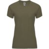 T-Shirt Tecnica Raglan Donna - Verde Militare