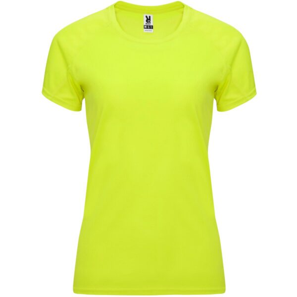 T-Shirt Tecnica Raglan Donna - Giallo Fluo
