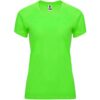 T-Shirt Tecnica Raglan Donna - Verde Fluo