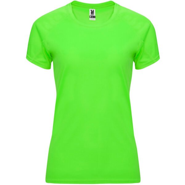 T-Shirt Tecnica Raglan Donna - Verde Fluo