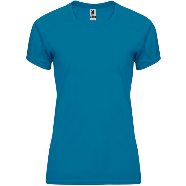 T-Shirt Tecnica Raglan Donna - Blu Chiaro Di Luna