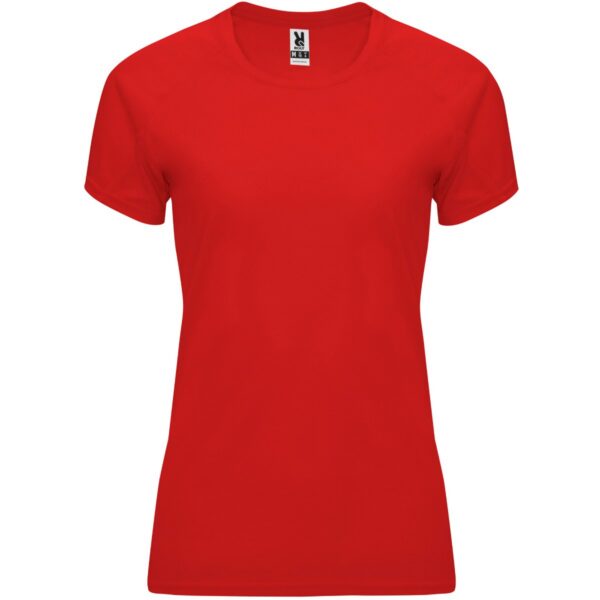 T-Shirt Tecnica Raglan Donna - Rosso