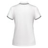 Polo Tecnica Bicolore Donna - Bianco/Nero vista 1