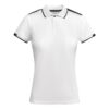 Polo Tecnica Bicolore Donna - Bianco/Nero