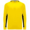 T-Shirt Tecnica Manica Lunga - Giallo/Nero