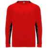 T-Shirt Tecnica Manica Lunga - Rosso/Nero