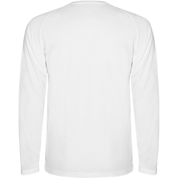 T-Shirt Tecnica Manica Lunga - Bianco dettaglio 1