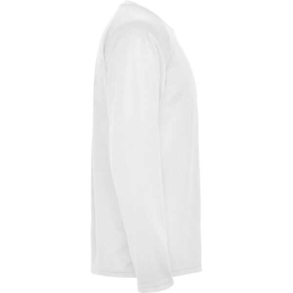 T-Shirt Tecnica Manica Lunga - Bianco dettaglio 3