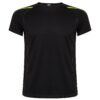 T-Shirt Tecnica Raglan - Nero