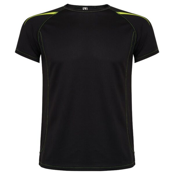 T-Shirt Tecnica Raglan - Nero