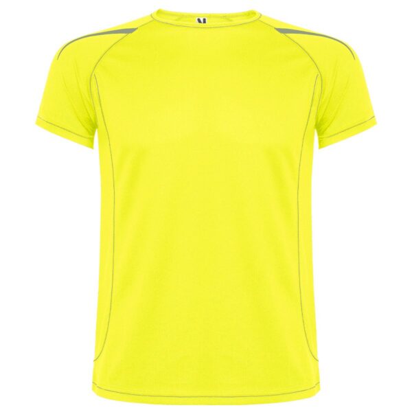 T-Shirt Tecnica Raglan - Giallo Fluo